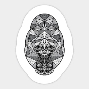 Gorilla - Illustration - Wild Series Sticker